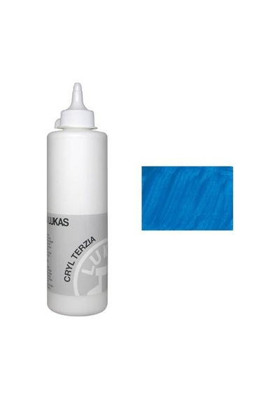 Lukas Terzia 500Ml Akrilik Boya No 4921 Cerulean Blue