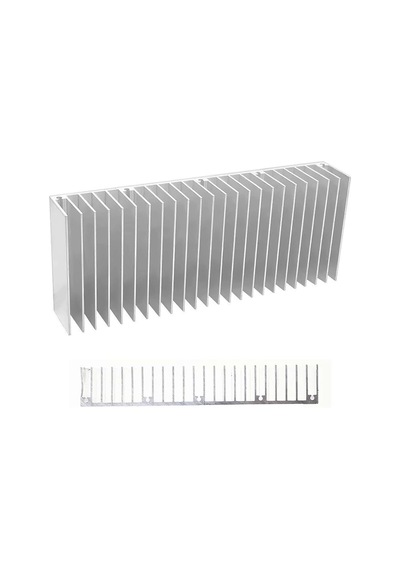 15cm X 6cm X 2.5cm Alüminyum Metal Soğutucu Blok Radyatör Amfi Led Entegre Transistor Vga Ram M