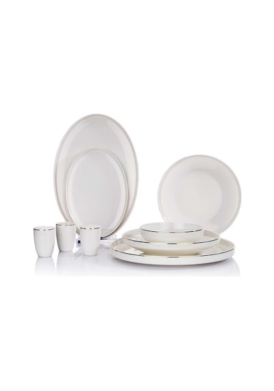 Schafer Adel Gold Yemek Takımı - 56 Parça - Gold - 1s0020 -01001-gld02