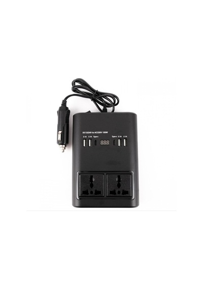 12v - 24v 220v/150w Voltaj Dönüüştürücü 4xusb 2xtype-c İnvertör Otomatik Led Ekran