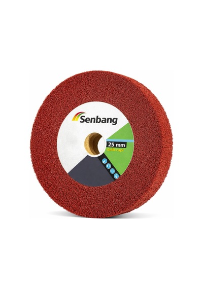 Senbang 165x30 Mop Skoç Zımpara Disk 25 Mm Delik Metal Ahşap Yüzey Temizleme