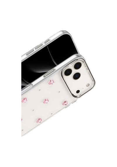 Newface Apple İphone 17 Pro Fiyonk Desenli Kapak - Desen 3 Şeffaf