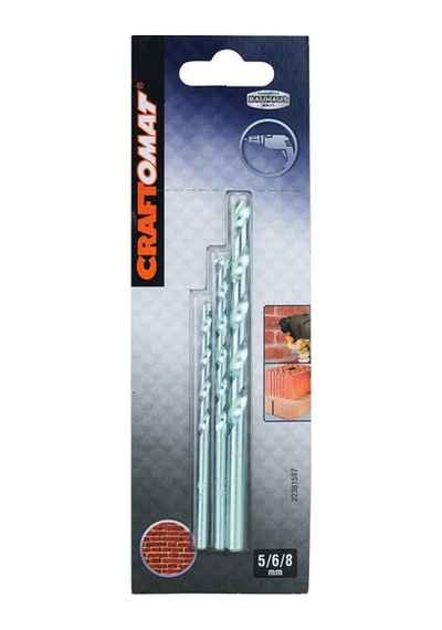 Craftomat Taş Matkap Ucu Set 4'lü 5-8 Mm