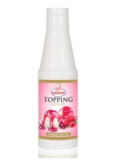 Katsan Ovalette Frambuaz Aromalı Topping Dekor Sos 1 KG