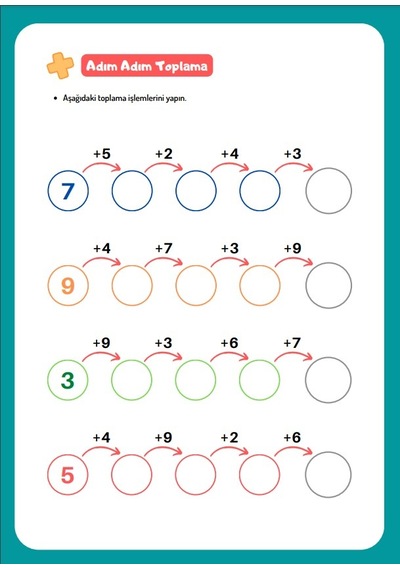 Okul Öncesi Ve 1. Sınıflar İçin Matematik Yaz-sil Kitabı