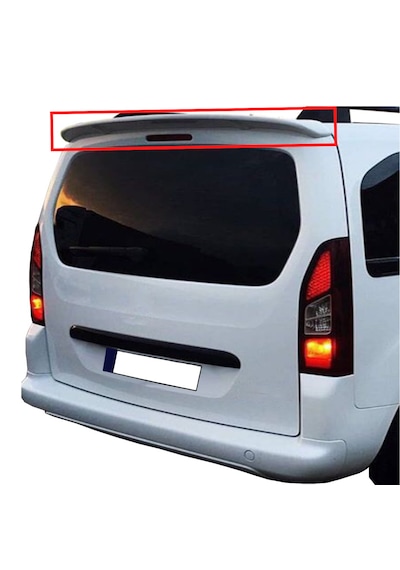 Doblo 5 2021 Üstü Fiber Spoiler Boyasız