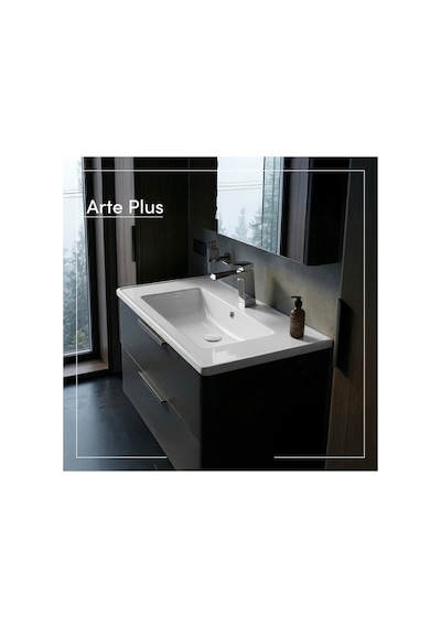 Cerastyle Arte Plus 75 X 45 Cm Dolap Uyumlu Lavabo Beyaz