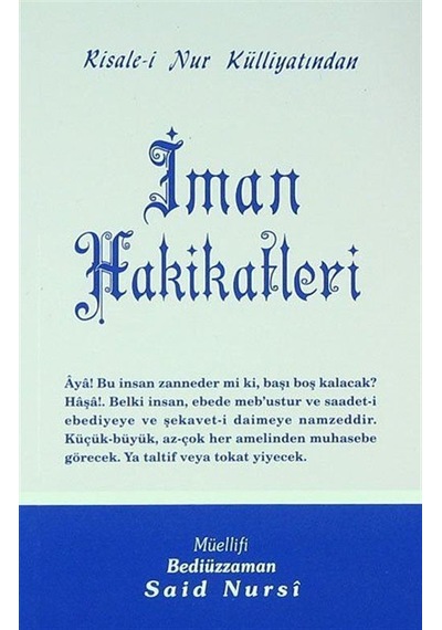 İman Hakikatleri - Orta Boy (Kod:418) / Bediüzzaman Said Nursi