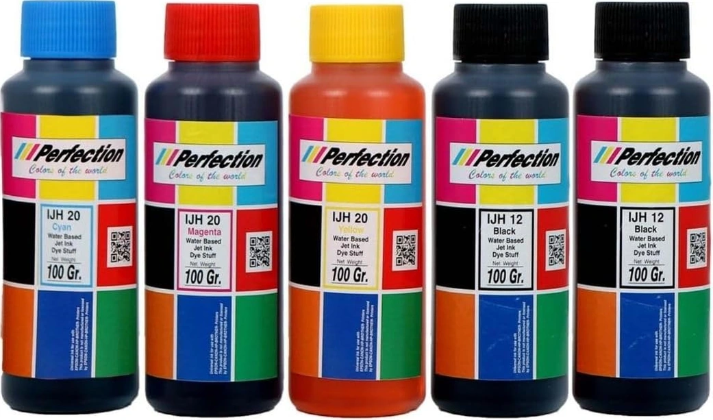 Perfection Hp Uyumlu Deskjet İnk Tank Smart Tank Dolum Seti 5x100 Gr.