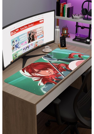 Persona 3 Kaymaz Dikişli Kauçuk Oyuncu Mousepad V5 - 90x40 Xxl Gaming Mouse Pad Fare Altlığı