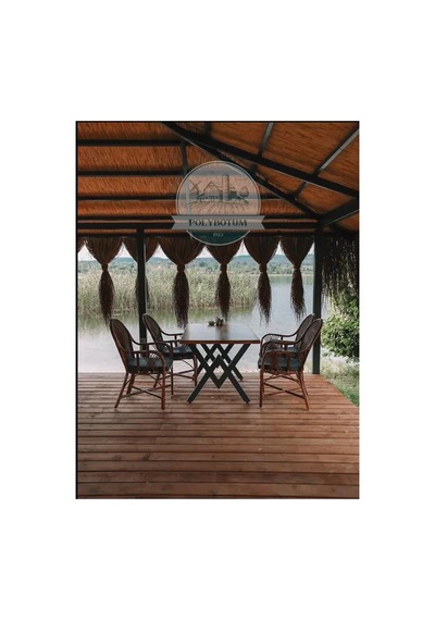 Dekoratif Hasır Otu 200x190 Ev&bahçe Stil Dış Mekan & Bahçe Dekor Açık Bej