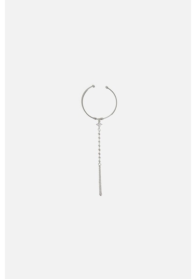 Minimal Boncuklu Şahmeran Gümüş