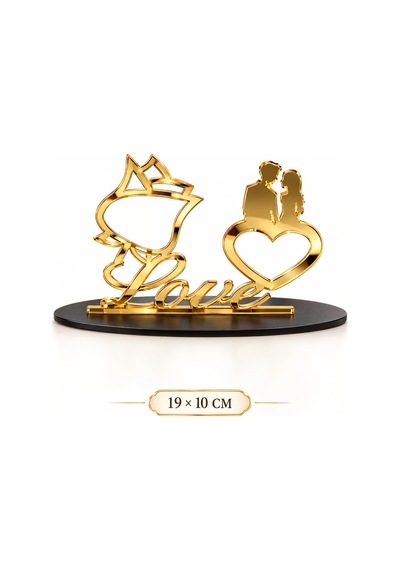 Lüks Aynalı Akrilik Masaüstü Dekor 19x10 Cm - Sevgililer Günü, Nişan, Düğün & Yıldönümü Hediyelik Love Sevgili Silüetli Masa Süsü Lüks Aynalı Akrilik Masaüstü Dekor 19x10 Cm - Sevgililer Günü, Nişan, Düğün & Yıldönümü Hediyelik Love Sevgili Silüetli Masa Süsü