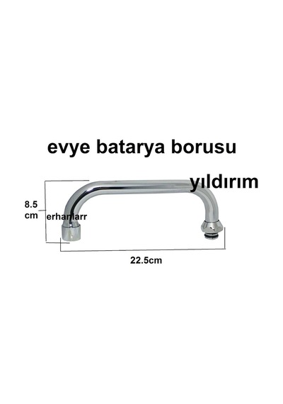 Evye Batarya Borusu Duvardan Mutfak Bataryası için Uzun
