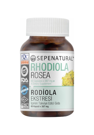 Sepe Natural Rodiola Propolis Folik Asit ve B Vitamin Kompleks 60 Kapsül x 387 MG