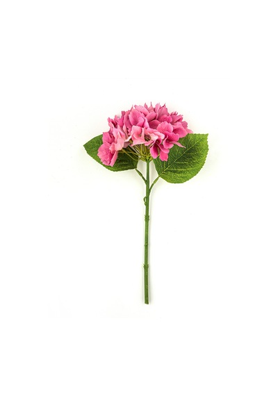 Hortensia Tek Dal Yapay Çiçek Açık Mor