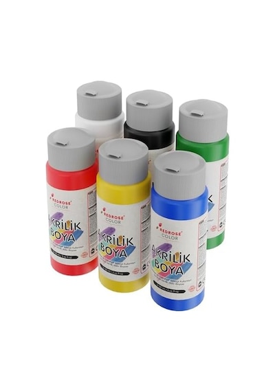Ana Renkler Akrilik Boya 6&apos Lı Set 6x60ml
