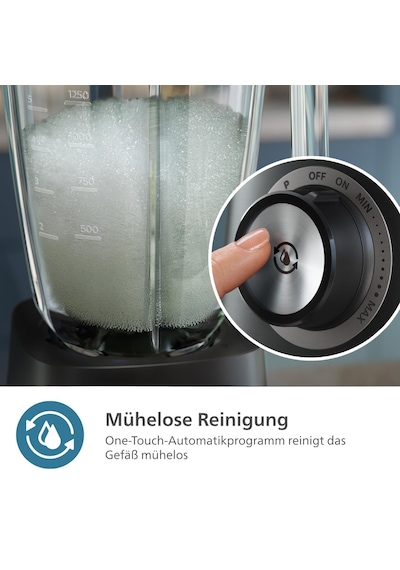 Philips 5000 Serisi Blender, Karıştır Ve Kullan Kabı Dahil - 1200 W. 2l Maksimum Kapasite. Problend Plus Teknolojisi. Bulaşık Makinesinde Yıkanabilir. Otomatik Temizleme. Siyah Hr3041/00 Philips 5000 Serisi Blender, Karıştır Ve Kullan Kabı Dahil - 1200 W. 2l Maksimum Kapasite. Problend Plus Teknolojisi. Bulaşık Makinesinde Yıkanabilir. Otomatik Temizleme. Siyah Hr3041/00