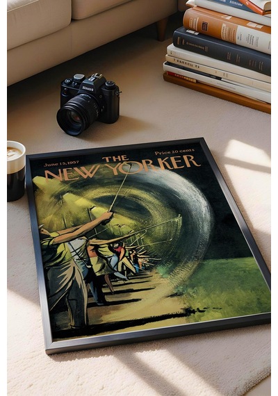 The New Yorker Çerçeveli Tablo June 15 1957