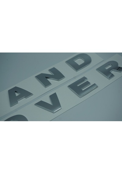 Land Rover Kaput Ve Bagaj Yazı Mat Krom