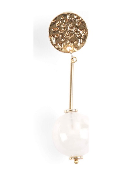 İnci Ve Gold Detaylı Küpe W26kup005 Uw26kup005100 çok renkli