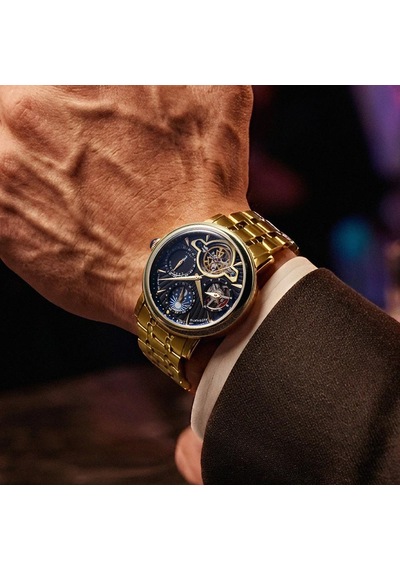 Earnshaw Es-8309-33 Erkek Kol Saati Altın