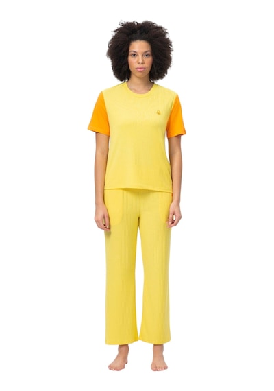 United Colors of Benetton Kadın Pijama Üstü Sarı