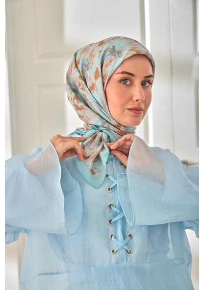 Silk Home Velora Eşarp 161001-20 Bebe Mavi, Açık Kahve, Gri, Vizon