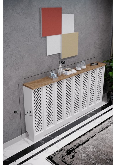 Petek Kaplama Modern Radyatör Kapatma Ünitesi Ön Panel Mdf Tasarım İç Ölçü 156 Cm Dış Ölçü 160 Cm Petek 156 Beyaz Üstü Çam D7 Petek Kaplama Modern Radyatör Kapatma Ünitesi Ön Panel Mdf Tasarım İç Ölçü 156 Cm Dış Ölçü 160 Cm Petek 156 Beyaz Üstü Çam D7