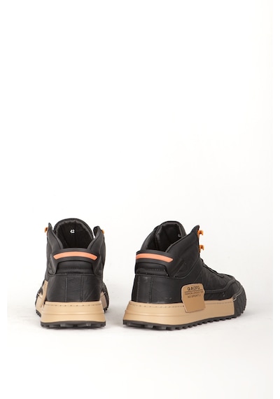 Guja Erkek Yüksek Bilek Bağcıklı Sneaker Gj 501 Siyah