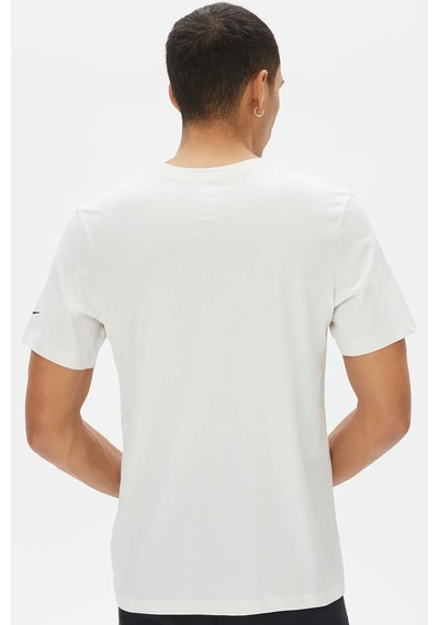 Nike Dri Fit Running Division Men's Tee Erkek Koşu Antrenman Tişörtü Beyaz Beyaz