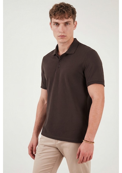 Buratti Erkek Polo Yaka T Shirt 5902127 Kahve Kahve