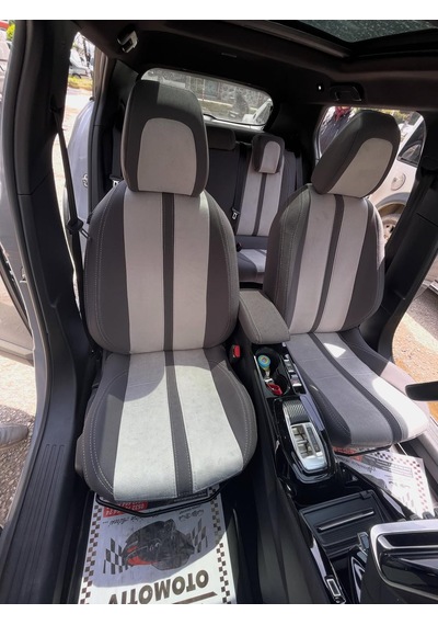 Peugeot 2008 Uyumlu Araca Özel Oto Koltuk Kılıfı 158570 Bej - Gri