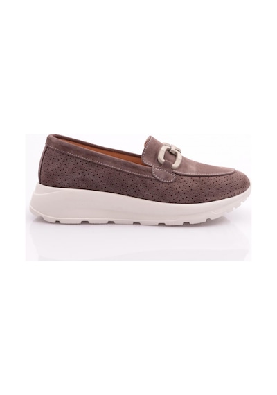 Dgn 422s Kadin Loafer Ayakkabi 422S-1567-R1920 Vizon Süet Dgn 422s Kadin Loafer Ayakkabi 422S-1567-R1920 Vizon Süet