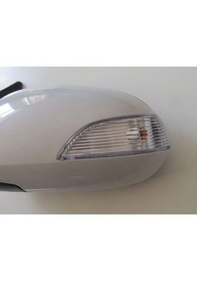 Hyundaı I30 07/12 Kapı Aynası Sol Elektrikli/sinyalli/beyaz Kapaklı Sinyali Kısa Tip 5fişli - Dış Ayna