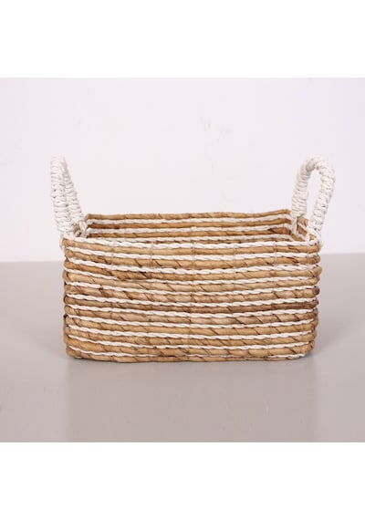 Yenice Muz Lif El Yapımı Küçük Sepet 23x32x16x23 Cm Cm Naturel