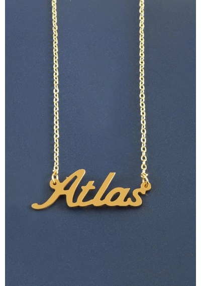 Atlas İsimli Kolye Sarı