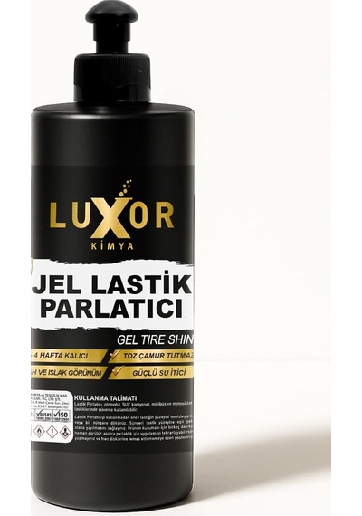 Tr Jel Lastik Parlatıcı, 200 Ml, Siyah Lxrjel200ml