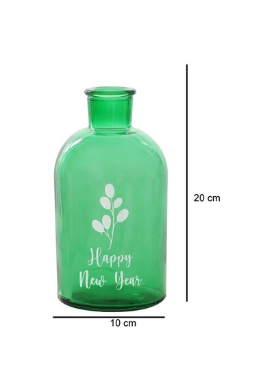 Happy New Year Yeşil Vazo Yeşil Yeşil