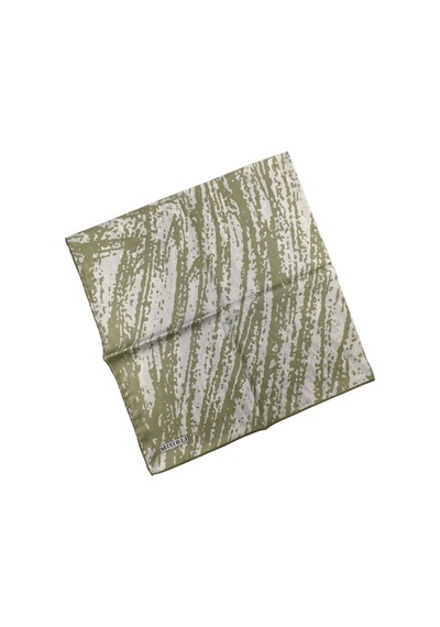 Mim Eşarp Mısırlı Eşarpları Silky Cocoon Twill Sport Eşarp Yağ Yeşili