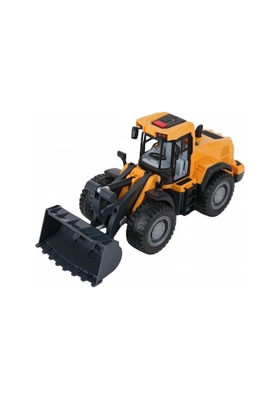 Let S Be Child Let S Drive Sesli Ve Işıklı Buldozer Sürtme Sistemli Hareketli Kepçeli Sarı