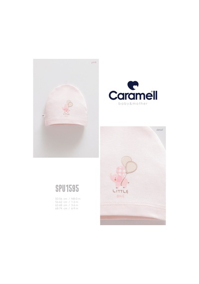 Caramell My Baby Kumsal Soft Colour Balonlu Fil Baskılı Bebek Şapka/bere //1595 Pembe Pembe Caramell My Baby Kumsal Soft Colour Balonlu Fil Baskılı Bebek Şapka/bere //1595 Pembe Pembe
