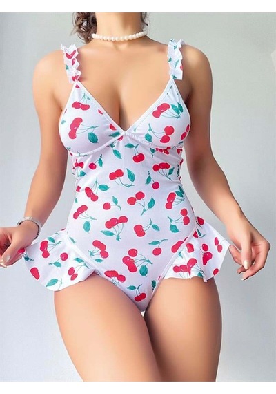 Lisinya Vişne Desenli Body Görsel