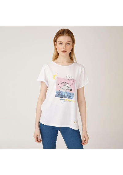 Biggdesign Faces Dreamer Kadın T-Shirt
