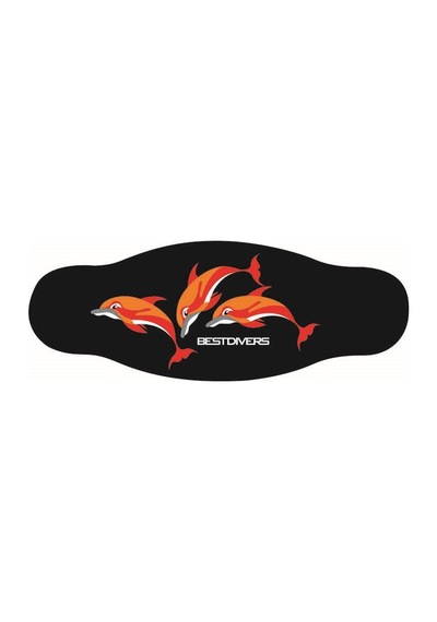 BestDivers Maske Arkalığı 3 Dolphin Neopren Gri