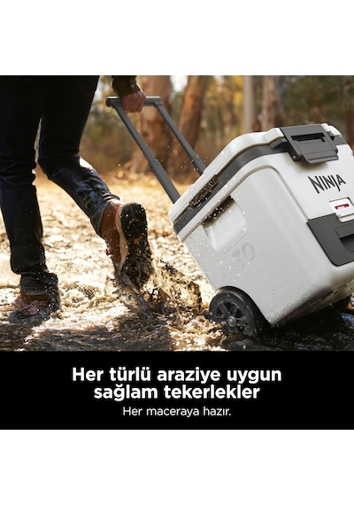 Ninja Frostvault Tekerlekli Cooler 28 Litre - Beyaz