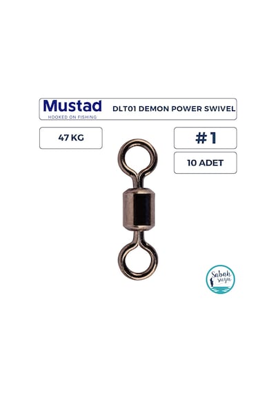 Mustad Demon Dlt01 Fırdöndü 1 47kg 10 Adet