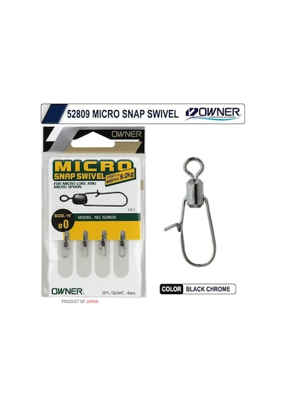 Owner 52809 Micro Snap Rapala Klipsi 0