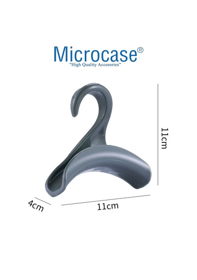 Microcase Sert Abs Plastik Portatif Mini Dolap İçi Çanta Askısı 4 Adet - Al5016 Pembe