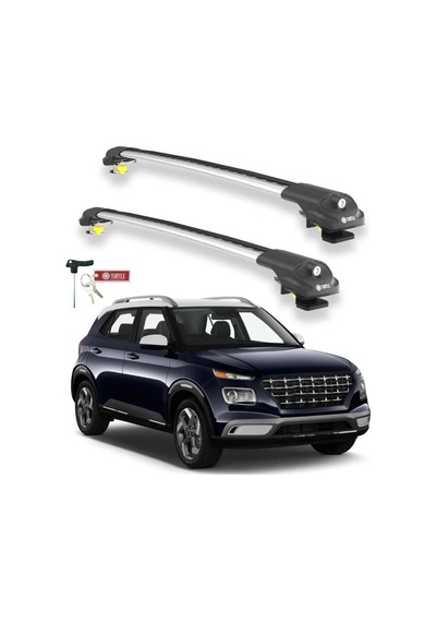 Turtle Hyundai Venue Qx 2020-2025 Ara Atkı Air1 Gri